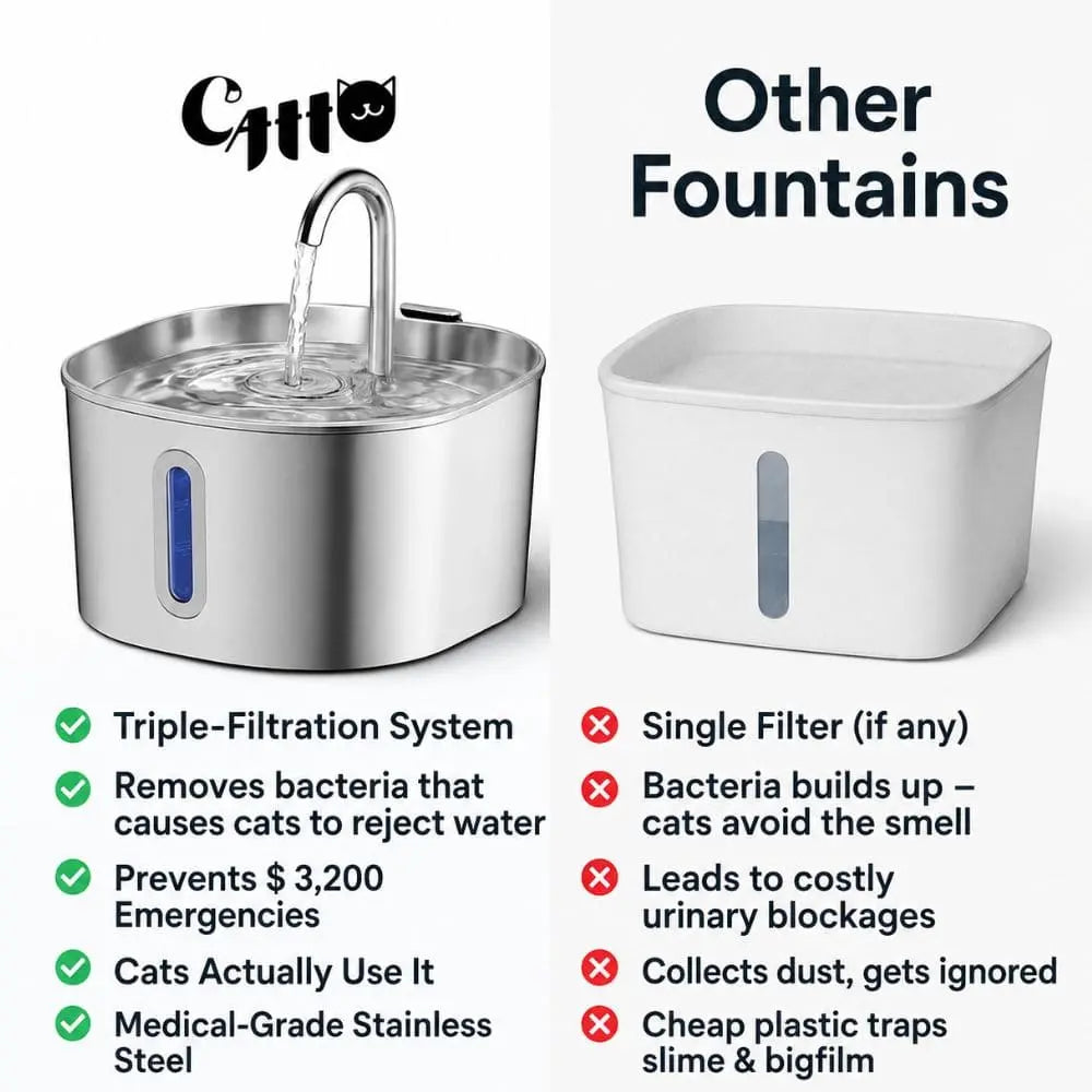 Catto Stainless Steel Water Fountain